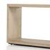Darian Console Table In White Mahogany by FOUR HANDS