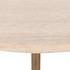 Malani Travertine Round Dining Table by Classic Home
