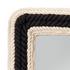 Contrast Jute Rectangle Mirror by Jamie Young
