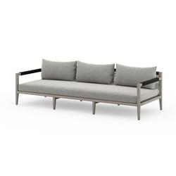 Sherwood Outdoor Sofa In 93" In Grey/Faye Ash by FOUR HANDS