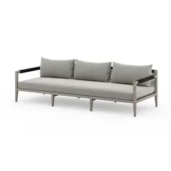 Sherwood Outdoor Sofa In 93" In Grey/Faye Ash by FOUR HANDS