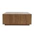 Layne 42" Square Coffee Table Light Brown by Classic Home