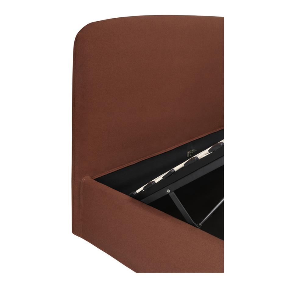 Joan Queen Storage Bed Rust by Moes Home