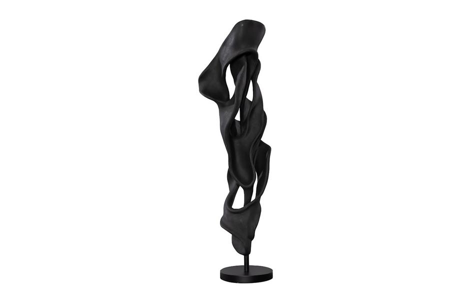 Cast Dancing Sculpture, Coupé, Charcoal Black by Phillips Collection