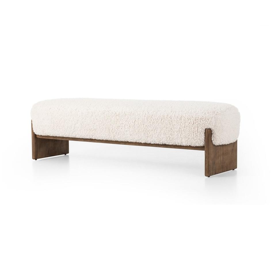 Kirby Accent Bench - Andes Natural by Four Hands