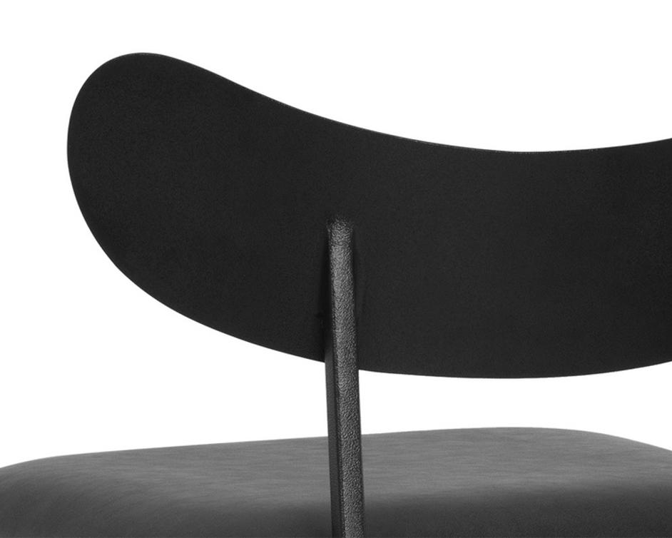 GIBBONS COUNTER STOOL - BLACK - BRAVO PORTABELLA by Sunpan