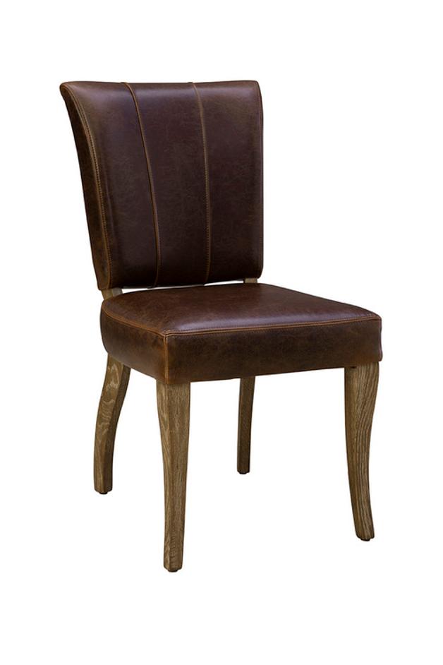 Beale Leather Side Chair by Furniture Classics
