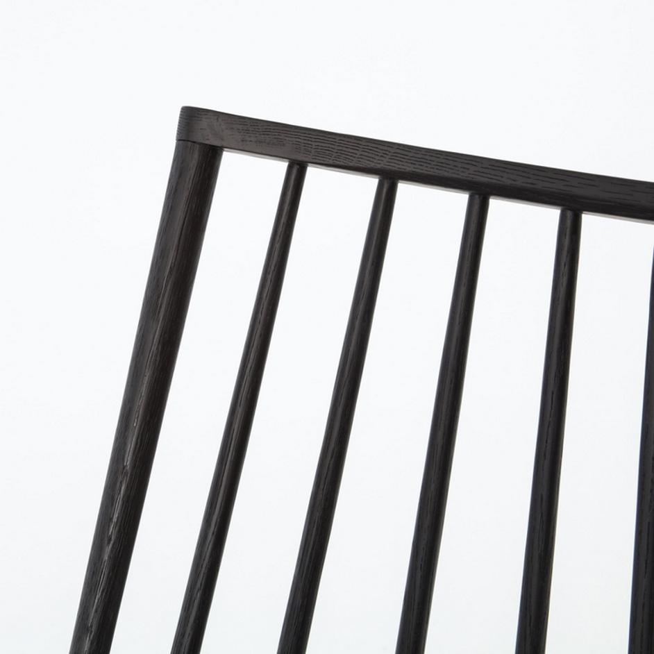 Lewis Windsor Counter Stool-Black Oak by FOUR HANDS