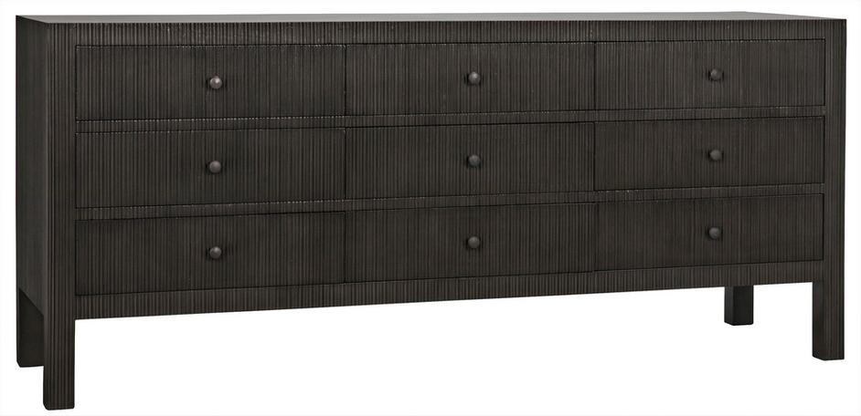 Conrad 9 Drawer Dresser, Pale by Noir Furniture