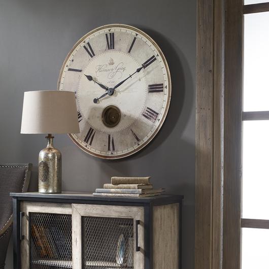 Harrison Gray 30" Wall Clock by Uttermost