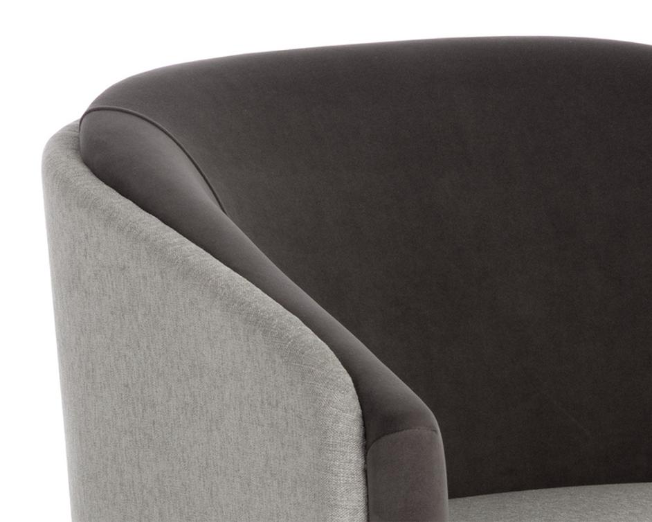SHEVA ARMCHAIR - ERNST SANDSTONE / MEG ASH by Sunpan