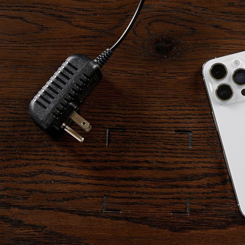 Torrington Charging Nightstand - Umber Oak by Four Hands