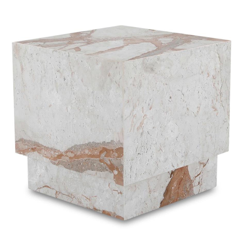 Layla Side Table Breccia Marble by Moes Home