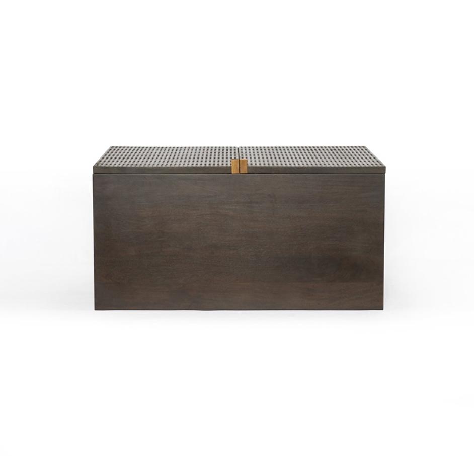 Kelby Bar Cabinet - Gunmetal by Four Hands
