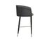 Asher Barstool - Sparrow Grey / Napa Black by Sunpan