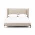 Dobson Bed In Perin Oatmeal In Queen by FOUR HANDS