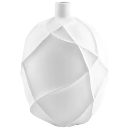 Pedregal Vase in White by Cyan Design