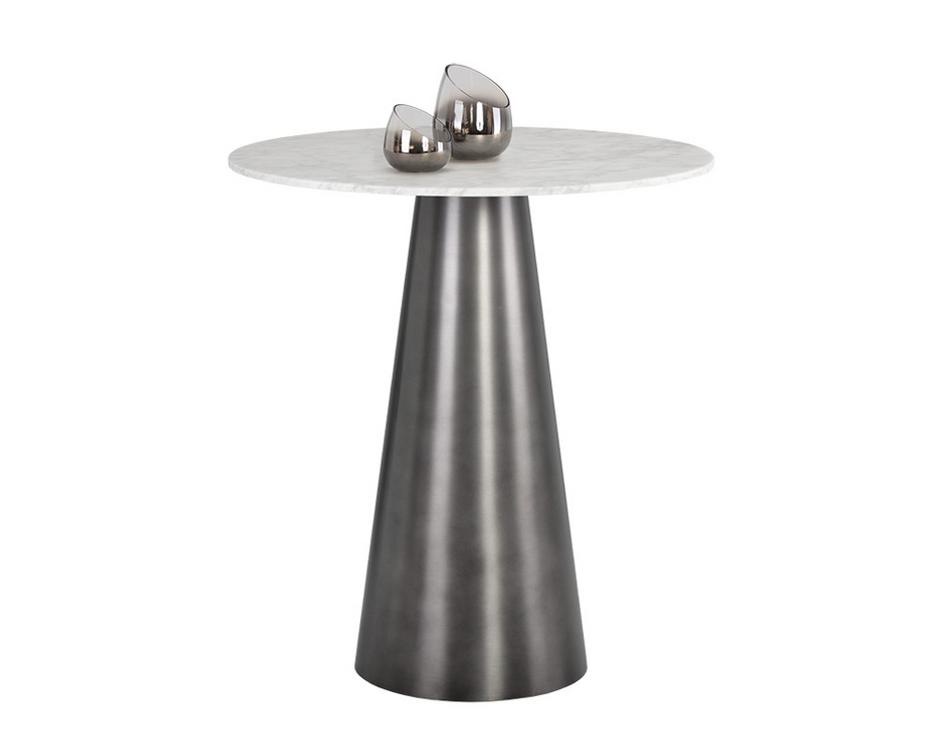 Damon Bar Table - Gunmetal by Sunpan
