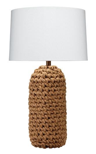 Lawrence Jute Table Lamp, Brown by Jamie Young