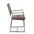 New York Arm Chair Chocolate Leather by Home Trends & Design