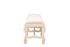Cream Romeo Bench by Furniture Classics