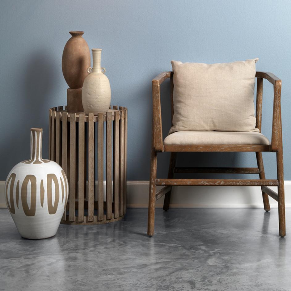 Elavated Ceramic Decorative Vase, Brown by Jamie Young