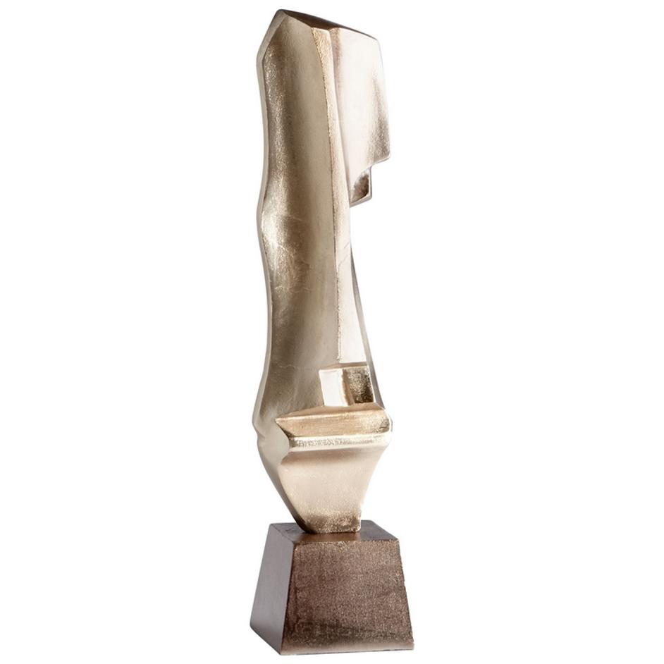Muse Sculpture In Nickel by Cyan Design