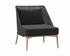 ANDRIA LOUNGE CHAIR - ARASHI BLACK by Sunpan