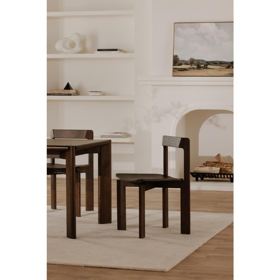 Daifuku Dining Chair Brown – Set Of Two by Moes Home