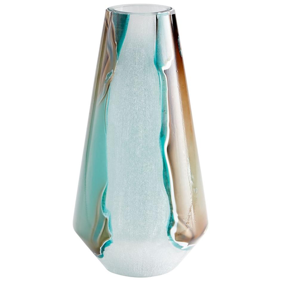 Ferdinand Vase in Green and White by Cyan Design