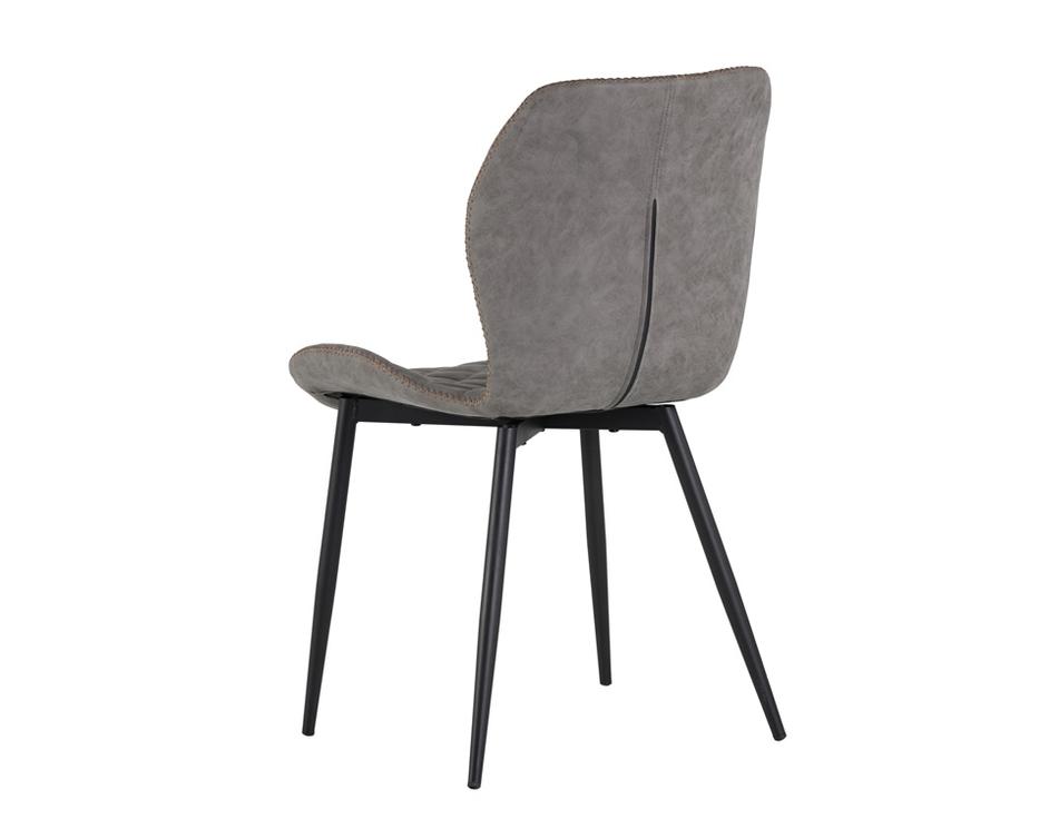 Lyla Dining Chair - Black - Antique Grey by Sunpan