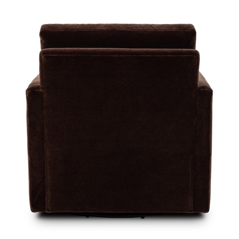 Olson Swivel Chair - Monte Chocolate by Four Hands