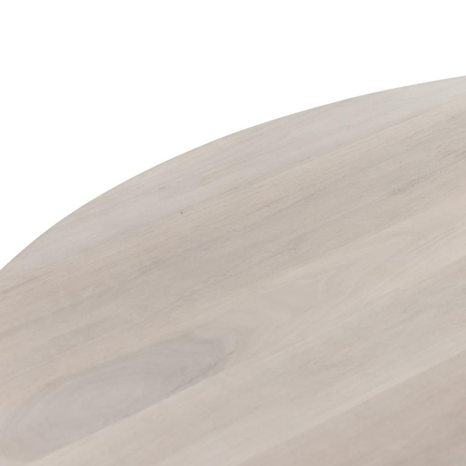 Hudson Round Dining Table In Ashen Walnut by FOUR HANDS