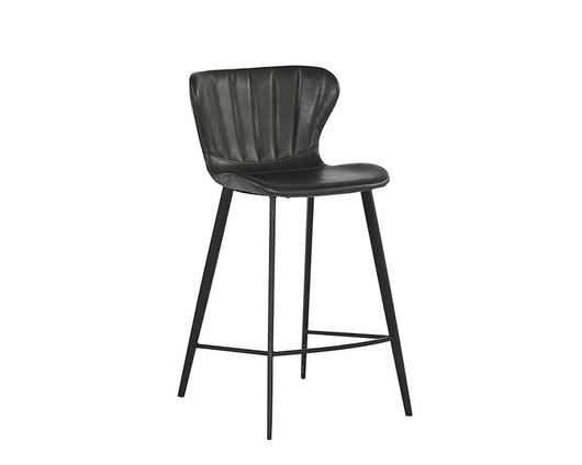 Arabella Counter Stool - Bravo Portabella / Polo Club Kohl Grey by Sunpan