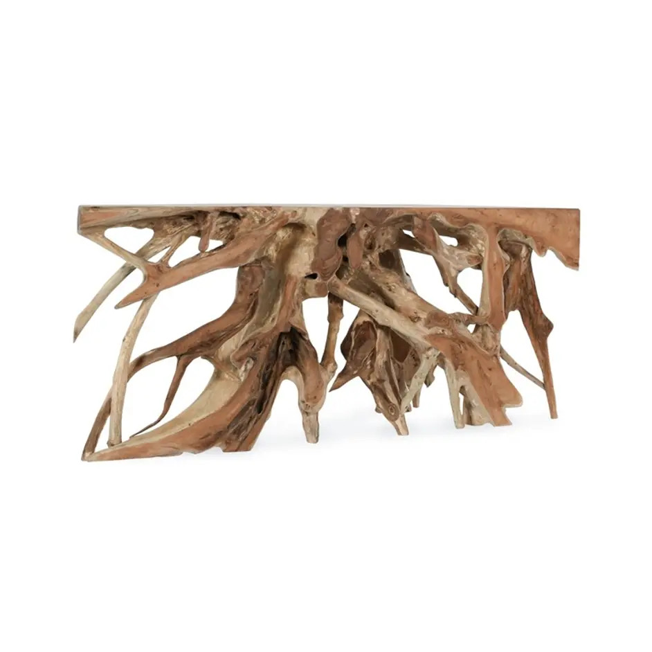Cypress Root Console Table 70-71" by Classic Home