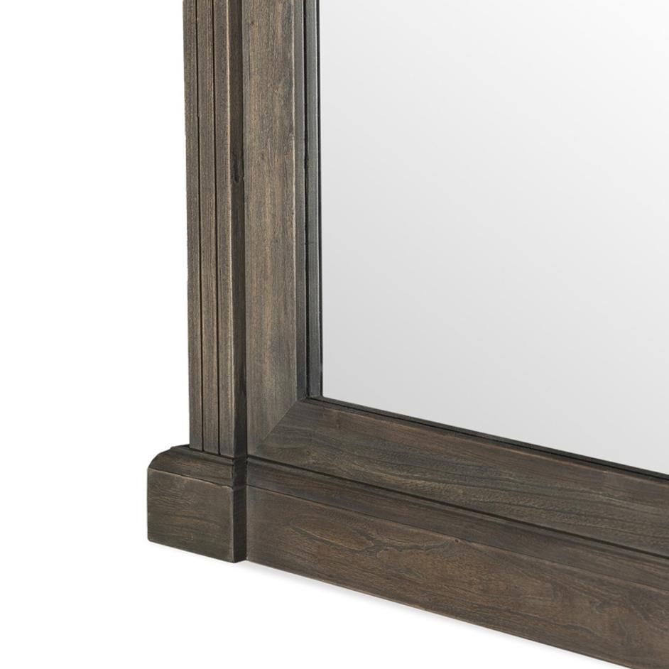 Hemlock Floor Mirror - Weathered Elm by Four Hands