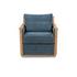Norman Swivel Accent Chair Teal by Classic Home