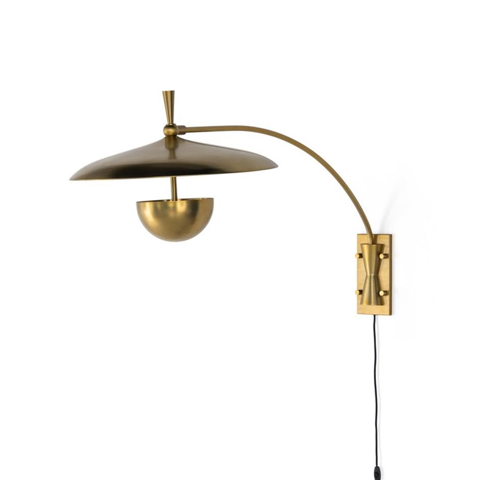 Bennington Sconce - Antique Brass Iron by Four Hands
