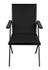 Henderson Sungkai/Mindi and Industrial Steel Chair in Charcoal Black with Black Cotton Fabric by Noir Furniture