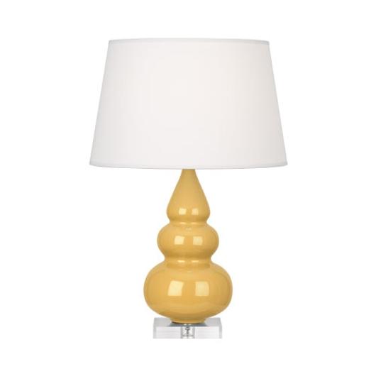 Sunset Small Triple Gourd Accent Lamp by Robert Abbey