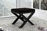 Alan Ottoman/Bench In Black Velvet by Meridian Furniture