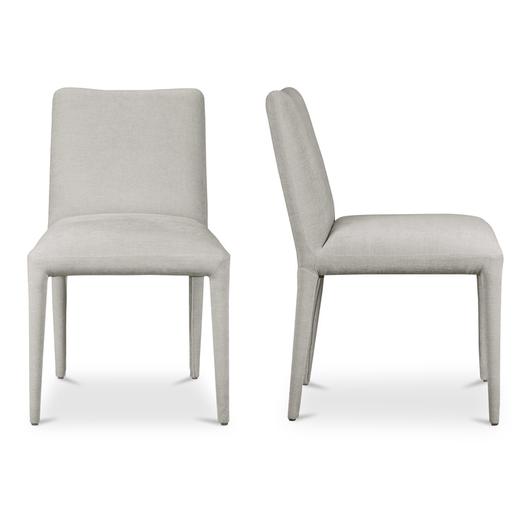 Calla Dining Chair Light Grey - Set Of Two by Moes Home