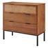 Caine Rattan Chest 3 Drawers In Brown by New Pacific Direct