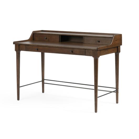 Moreau Writing Desk-Dark Toasted Oak by FOUR HANDS