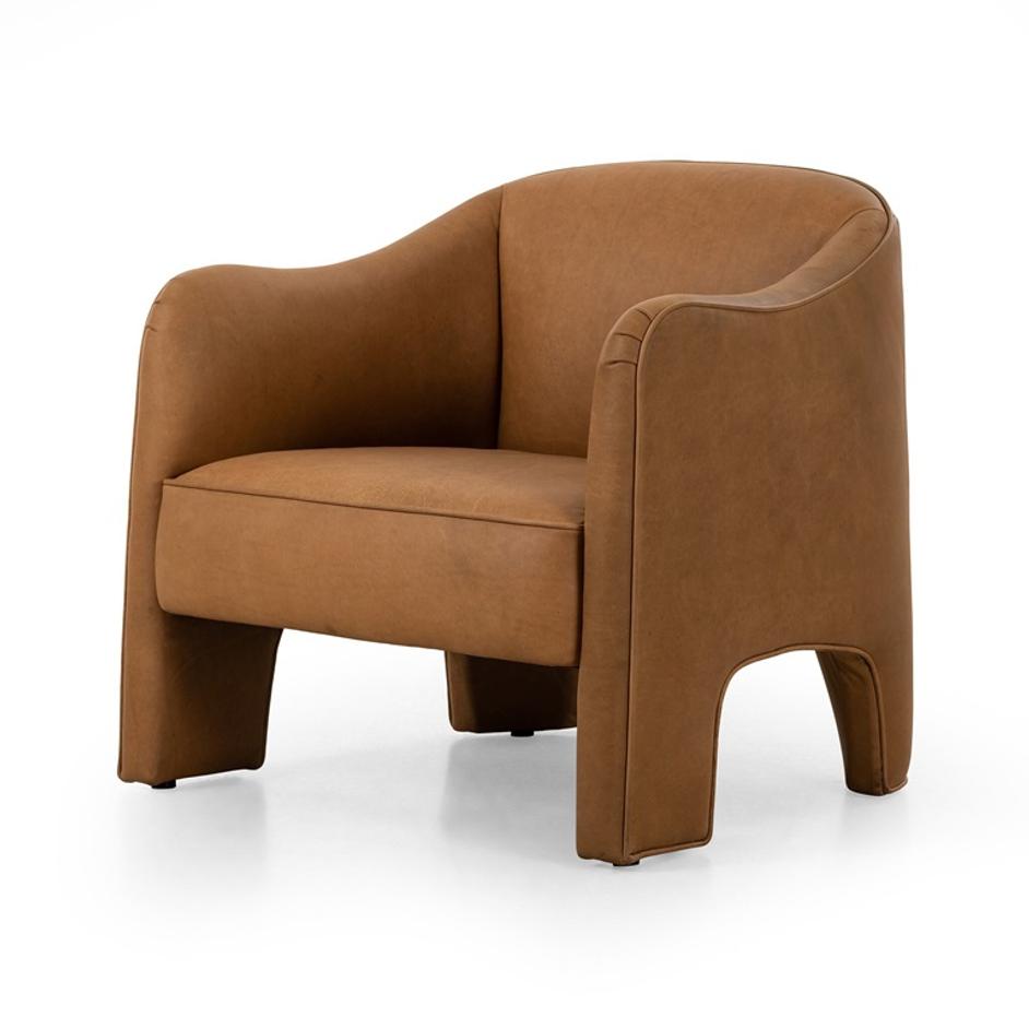 Sully Chair - Eucapel Cognac by Four Hands