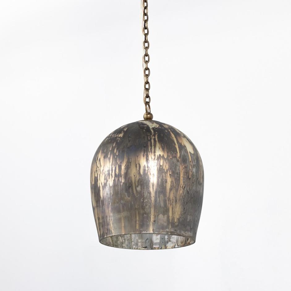 Anya Pendant - Distressed Mercury Glass by Four Hands