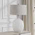 Whiteout Mottled Glass Table Lamp by Uttermost