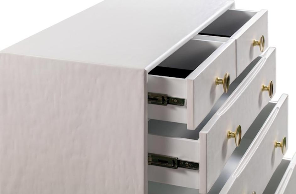 Divine White Chest by tov furniture