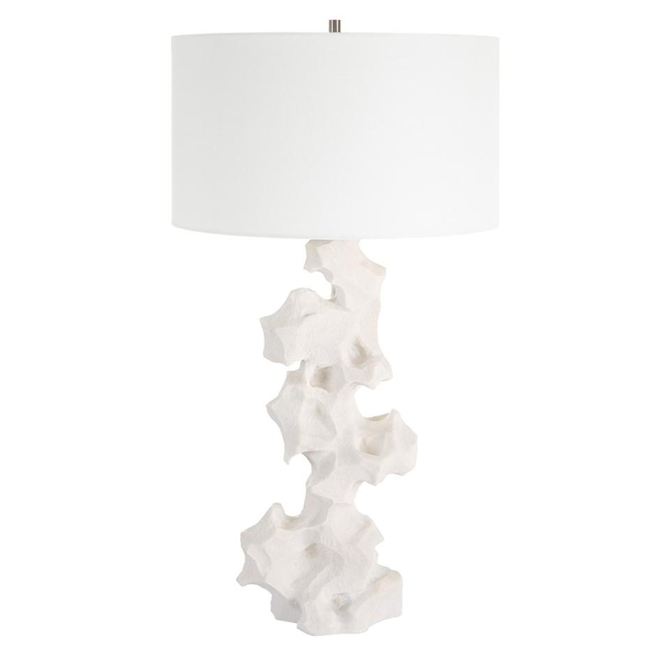 Remnant White Marble Table Lamp by Uttermost