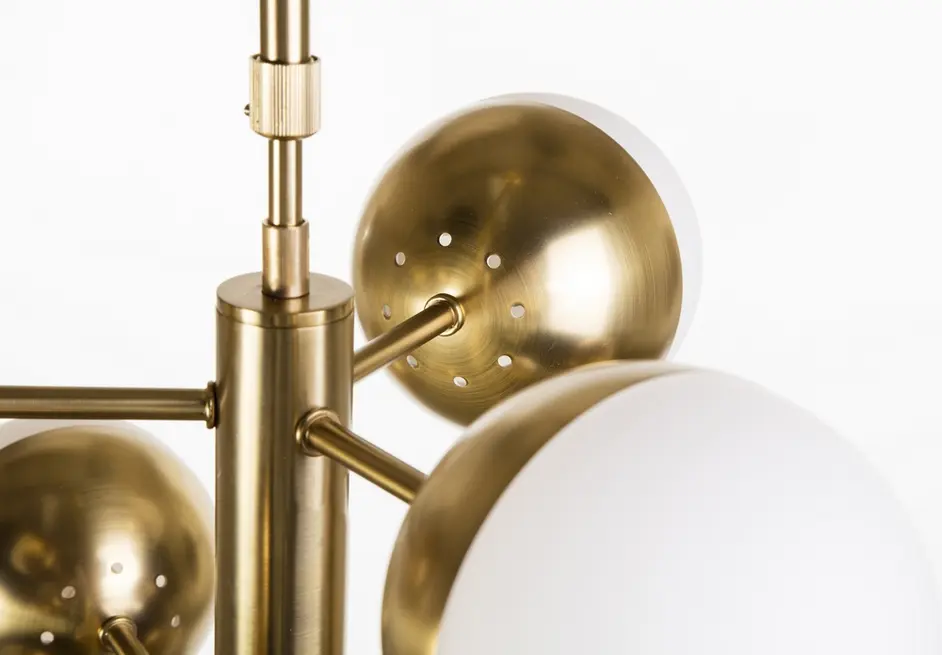 Rocio 9-Light Pendant Lamp - Brass by GALLA HOME